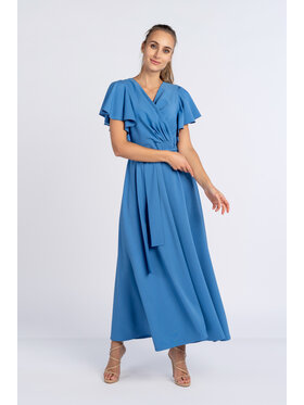 Salme Salme Elegantní šaty Michaela Modrá Regular Fit