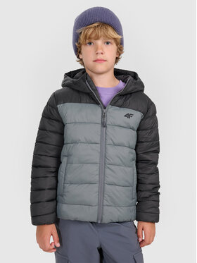 4F 4F Kurtka puchowa 4FJRAW25TDJAM0770-25S Szary Regular Fit