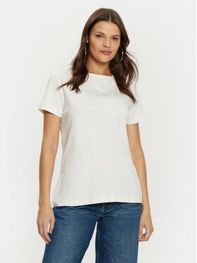 Guess Guess T-Shirt V3BI11 J1314 Écru Regular Fit