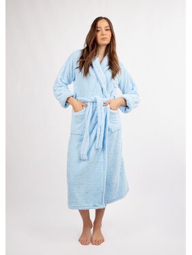 DKaren Lingerie DKaren Lingerie Szlafrok Eliza Długa Błękitny