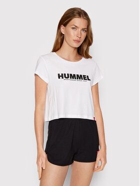 Hummel Hummel Majica Legacy 212560 Bela Relaxed Fit