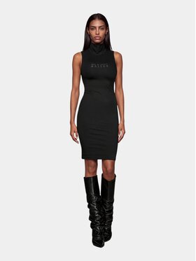 MADE BY SOCIETY MADE BY SOCIETY Sukienka codzienna SHINOBI - D27835 Czarny Basic Fit