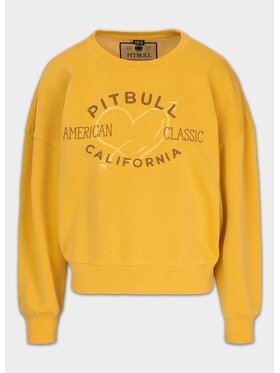 PITBULL PITBULL Bluza MANZANITA HEART Żółty Regular Fit