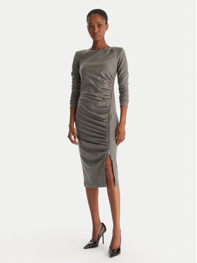 PINKO PINKO Coctailkleid Almundena Abito 106126 A2ZU Grau Regular Fit