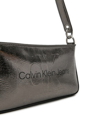 Calvin Klein Jeans Ročna Torba Sculpted Shoulder K60K612732 Srebrna