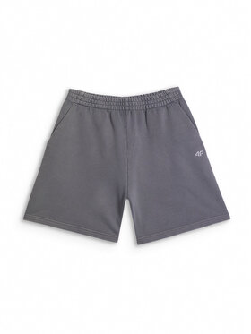 4F 4F Szorty materiałowe FOB SUMMER Szary jasny Regular Fit