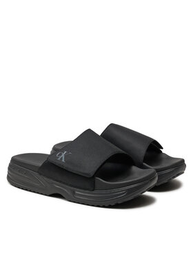 Calvin Klein Jeans Natikači Chunky Comf Slide YM0YM01017 Črna