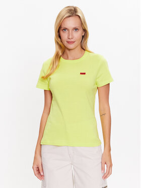 Hugo Hugo топ 50489117 Жълт Regular Fit