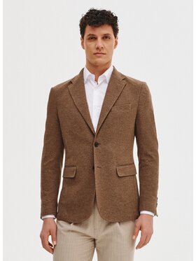 Pako Lorente Pako Lorente Marynarka P25SF-3X-012 Brązowy Slim Fit