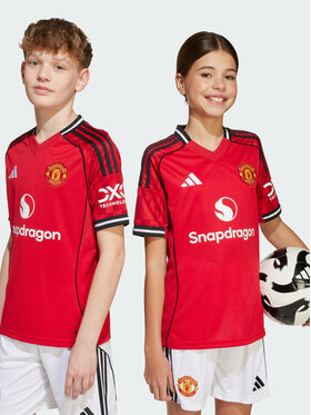 adidas adidas Koszulka techniczna Manchester United 25/26 Home Jersey Czerwony Regular Fit