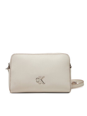 Calvin Klein Jeans Calvin Klein Jeans Torebka Minimal Monogram Camera Bag 20 LV04K3162G Écru