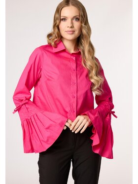LAURELLA LAURELLA Bluzka Laurella 2VA004504 Bordowy Regular Fit