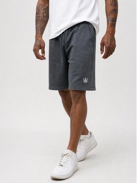 Jigga Wear Jigga Wear Szorty materiałowe 132138 Czarny Regular Fit