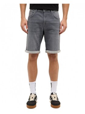 Mustang Mustang Pantaloncini di jeans Style Chicago Grigio Slim Fit