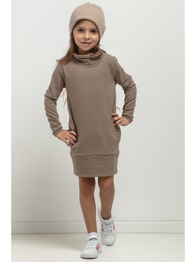 Tessita Tessita Sukienka codzienna SUKIENKA MMD37_6_104 Brązowy Regular Fit