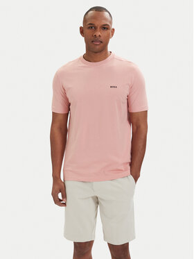 BOSS BOSS Póló 50506373 Rózsaszín Regular Fit