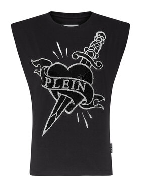 PHILIPP PLEIN PHILIPP PLEIN Tank top 1693 Černá Skin Tight Fit