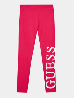 Guess Guess Legginsy J3YB00 KBSV0 Różowy Slim Fit