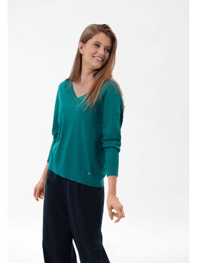 Volcano Volcano Sweter S-JOY Niebieski Regular Fit