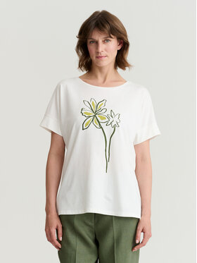 TATUUM TATUUM Tričko MONKI 2 Krémová Classic Fit