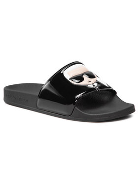 KARL LAGERFELD KARL LAGERFELD Klapki KL80906 Czarny