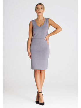 FIGL FIGLFIGL Vestito M979 Grigio Regular Fit