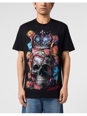 PHILIPP PLEIN PHILIPP PLEIN T-Shirt 31099 Černá Regular Fit