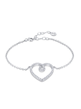 Leis Leis Bracciale Eterna Placcatura in argento rodiato
