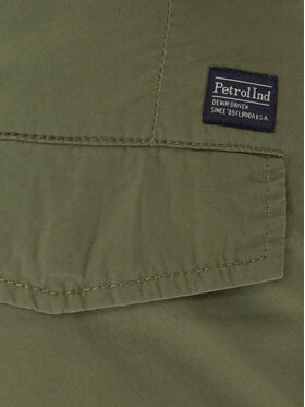 Petrol Industries Petrol Industries Pantaloncini di tessuto M-1050-SHO600 Verde Cargo Fit