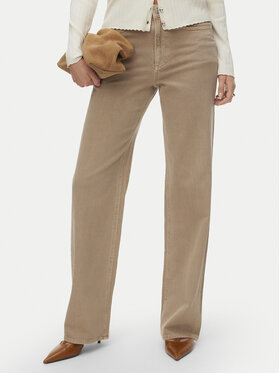 Vero Moda Vero Moda Blugi Tessa 10288257 Bej Wide Leg