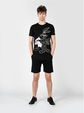 Iceberg Iceberg Szorty D0206300 Czarny Regular Fit