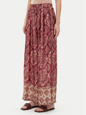 ViCOLO ViCOLO Pantaloni din material TD0666 Vișiniu Relaxed Fit