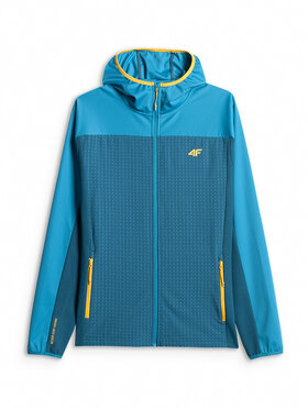 4F 4F Bluza techniczna TREKKING Niebieski Regular Fit