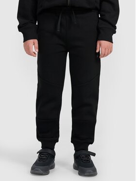 4F 4F Pantaloni da tuta 4FJRAW25TTROM1663-20S Nero Loose Fit