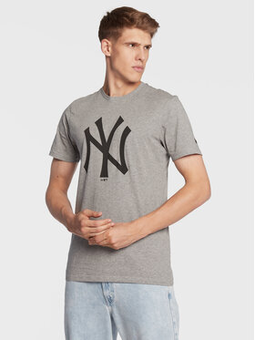 New Era New Era T-Shirt New York Yankees MLB Team Logo 11863696 Szary Regular Fit