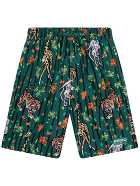 Kenzo Kids Kenzo Kids Szorty kąpielowe K24316 S Zielony Regular Fit