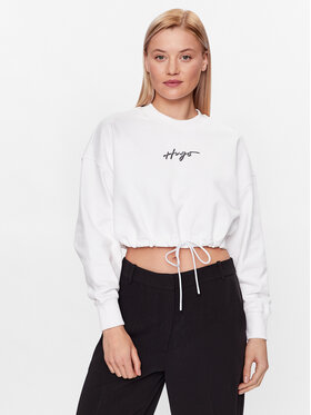 Hugo Hugo Pulóver Delive 50489094 Fehér Regular Fit