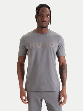 HUGO HUGO T-shirt Dulivio 50467556 Siva Regular Fit