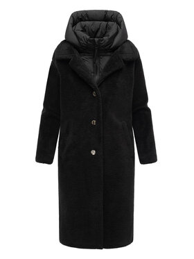 Navahoo Navahoo Kurtka zimowa Teddyzauber Czarny Regular Fit