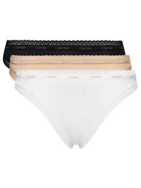 Calvin Klein Underwear Calvin Klein Underwear Komplet 3 par fig klasycznych 000QD3804E Kolorowy