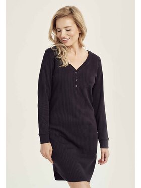 Taro Taro Koszula nocna 3002-01 Czarny Basic Fit