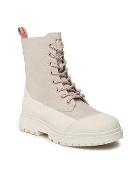 Calvin Klein Jeans Calvin Klein Jeans Ботильйони Chunky Combat Laceup Boot Rub YW0YW01066 Сірий