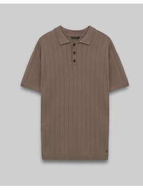 Borgio Borgio Polo pastena Beżowy Classic Fit