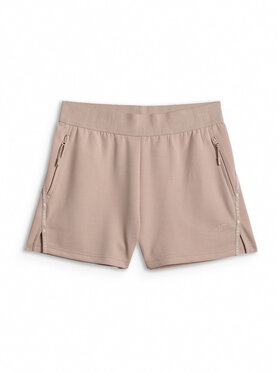 4F 4F Szorty sportowe COZY Beżowy Slim Fit