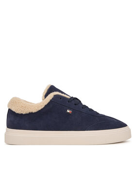Tommy Hilfiger Tommy Hilfiger Sneakersy Th Chic Cupsole Wl FW0FW09597 Granatowy