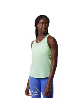 New Balance New Balance T-Shirt New Balance Impact Run SS Tee Zielony Regular Fit