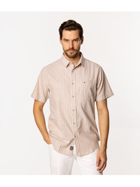 Lee Cooper Lee Cooper Koszula WILL2 1135 Beżowy Regular Fit