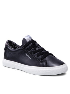 Pepe Jeans Pepe Jeans Sneakersy Kenton Plain PLS31235 Černá