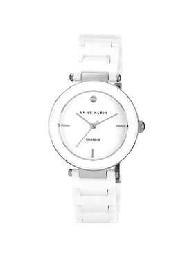 Anne Klein Anne Klein Zegarek AK-1019WTWT Biały