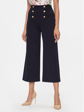 Luisa Spagnoli Luisa Spagnoli Pantaloni din material Moni A 540857 Bleumarin Regular Fit